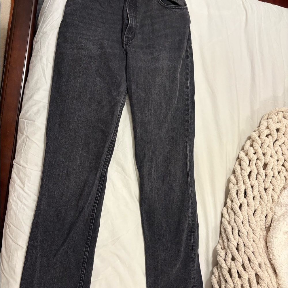 Abercrombie Black 90’s straight Jeans